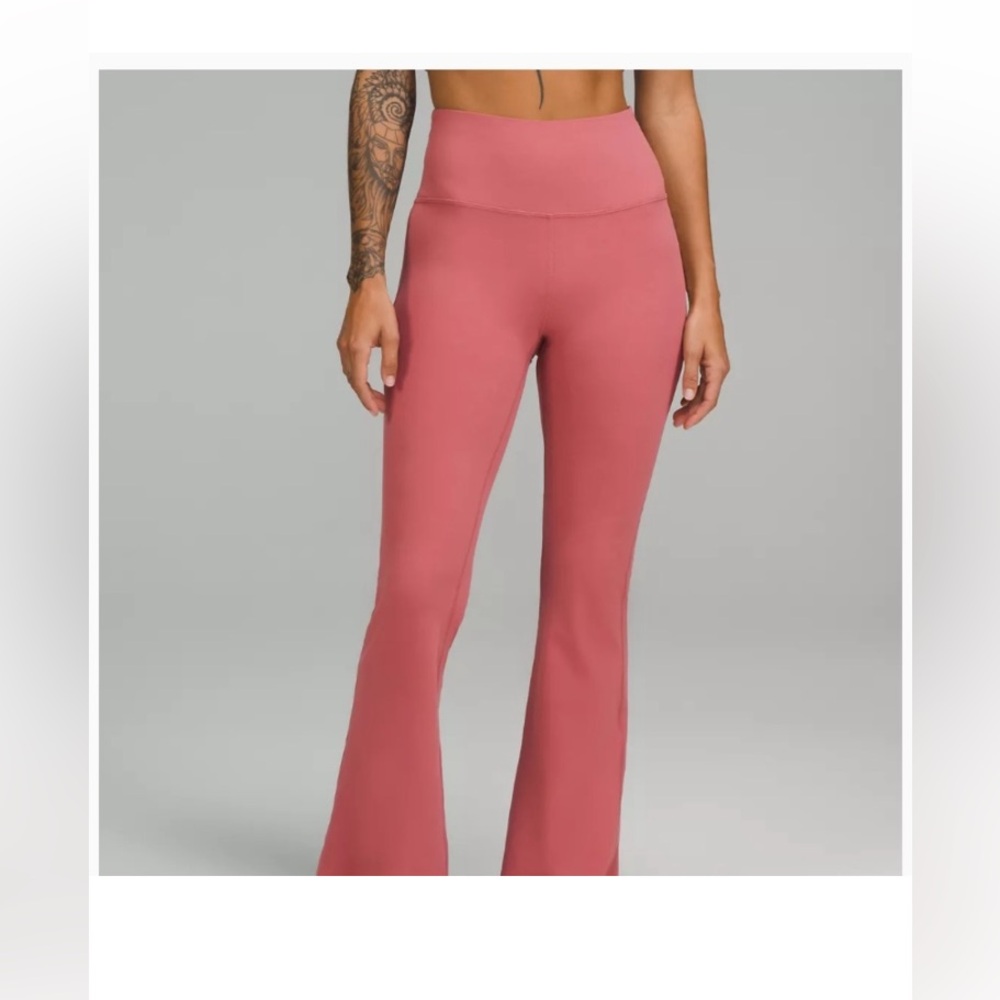 lululemon Groove super High-Rise Flare Brier Rose size 4 - Picture 3 of 7